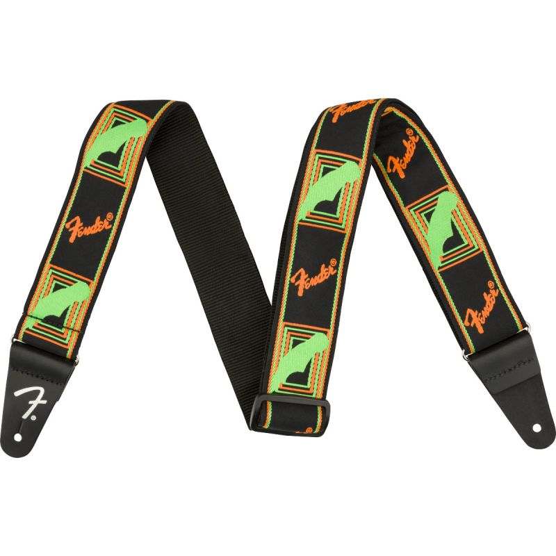 Neon Monogrammed Strap Green/Orange