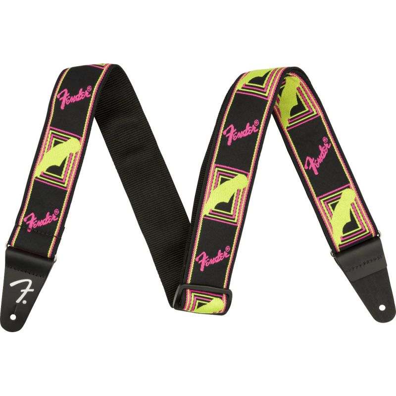 Neon Monogrammed Strap Pink/Yellow
