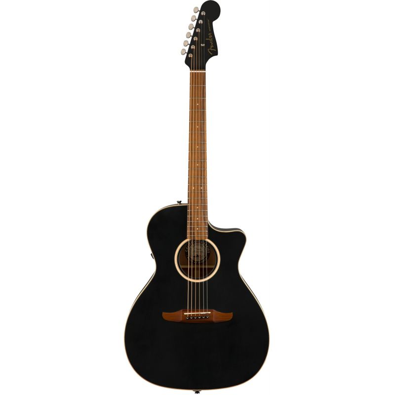 Fender Newporter Special Matte BK w/bag Guitarra electroacústica single cutaway fender_newporter-special-matte-bk-w-bag-imagen-1