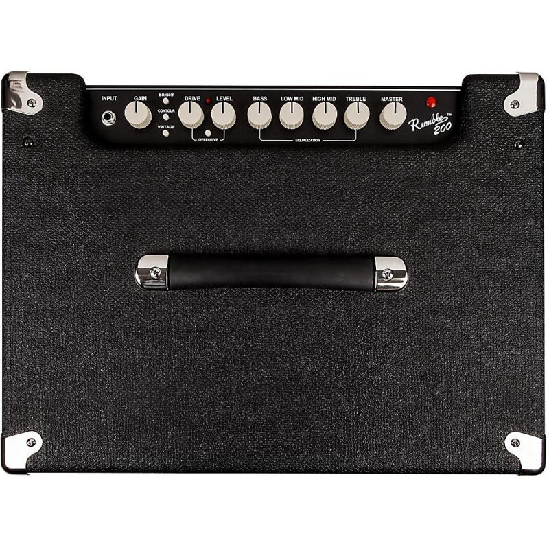 Fender Rumble 200 Combo 230V Negro/Plata Amplificador combo Fender para bajo eléctrico fender_rumble-200-230v-negro-plata-imagen-2