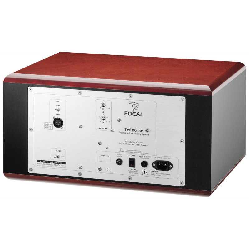 Focal Twin 6 BE cereza Monitor biamplificado para estudio focal_twin-6-be-cereza-imagen-1
