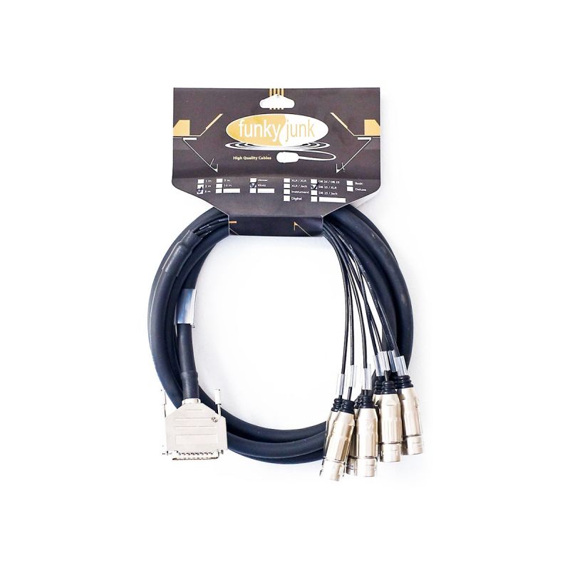 Cables Multipar 8 SubD25 - XLR Macho 1m