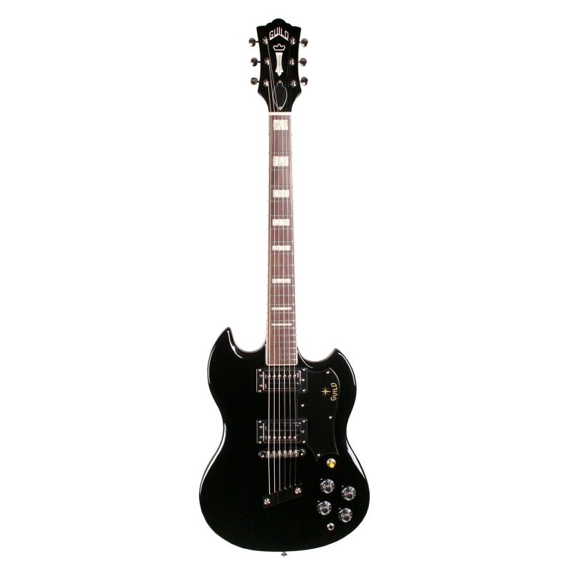 Guild Guitars S100 Polara BLK Guitarra eléctrica tipo SG guild-guitars_s100-polara-blk-imagen-1