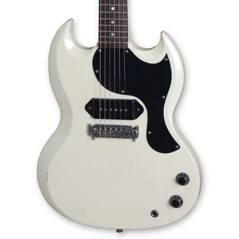 Maybach Guitars Albatroz '65 Vintage White Aged Guitarra eléctrica Maybach tipo sg maybach-guitars_albatroz-65-vintage-white-aged-imagen-1