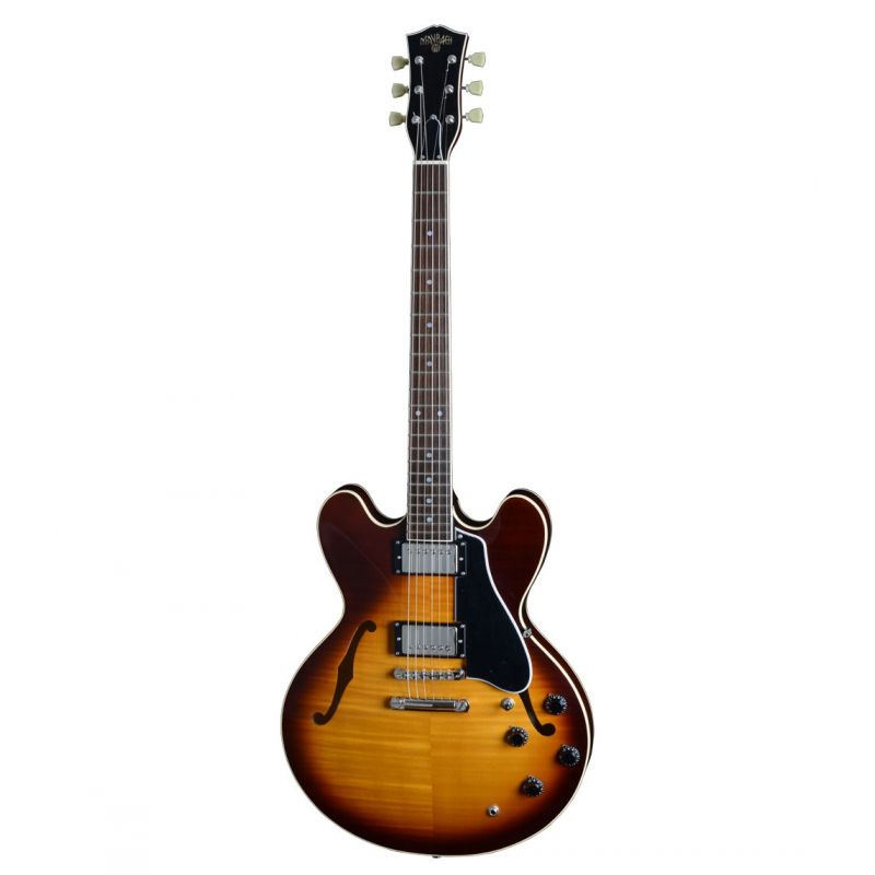 Maybach Guitars Capitol '59 Antique Burst Aged Guitarra eléctrica Semi-Hollow maybach-guitars_capitol-59-antique-burst-aged-imagen-0
