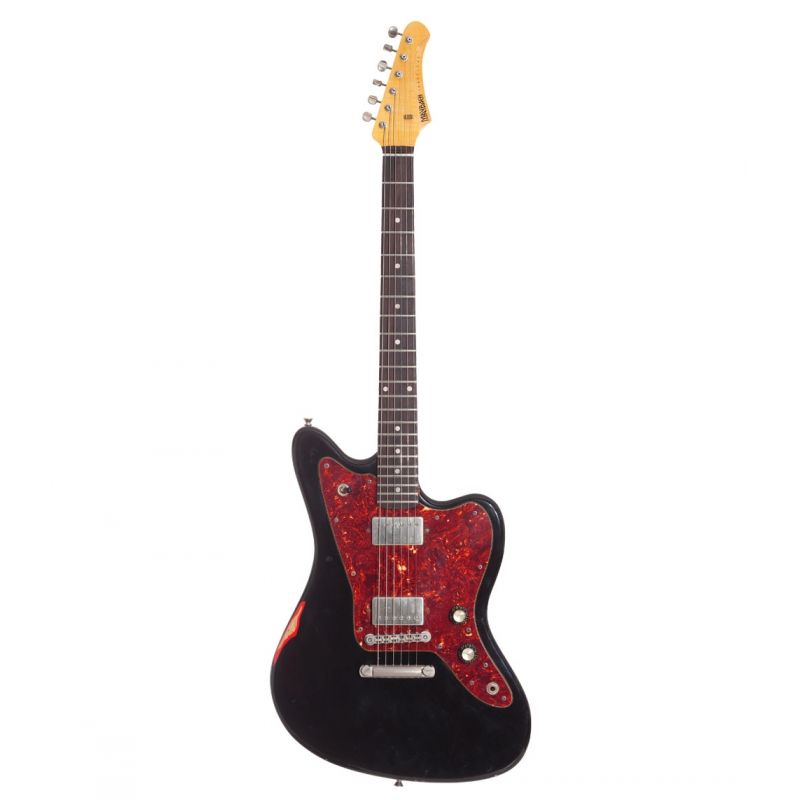 Maybach Guitars Jazpole 63 Vintage Black Aged Guitarra eléctrica J-Style maybach-guitars_jazpole-63-vintage-black-aged-imagen-0