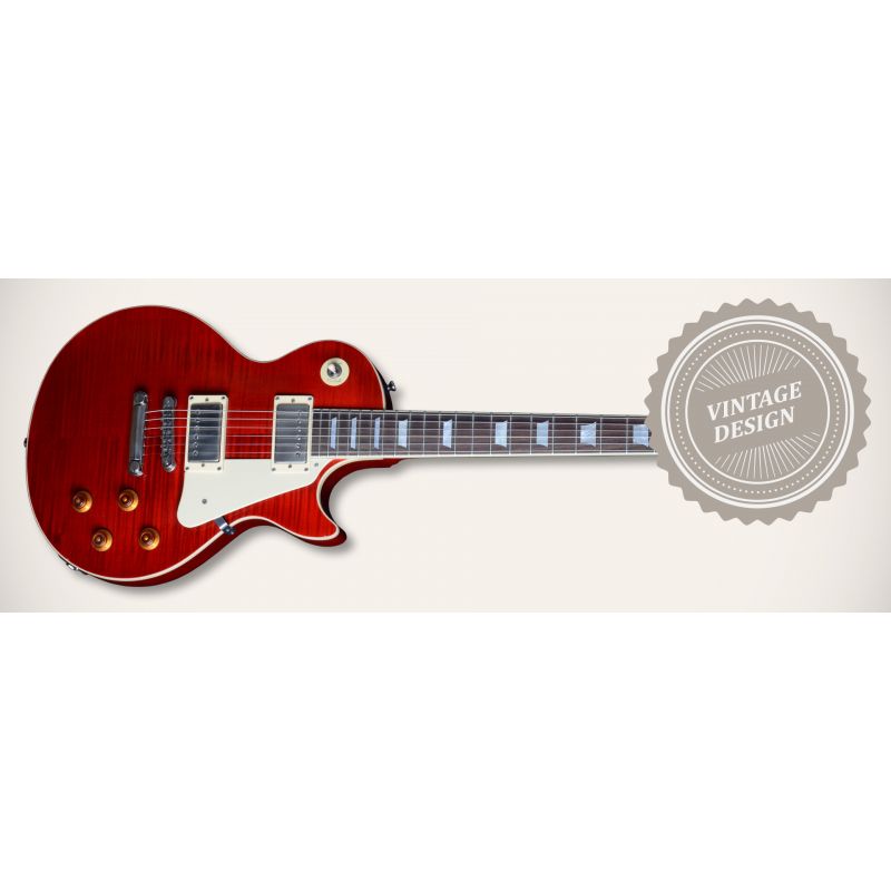 Maybach Guitars Lester Wild Cherry 59 aged Guitarra eléctrica Maybach tipo lp maybach-guitars_lester-wild-cherry-59-aged-imagen-1