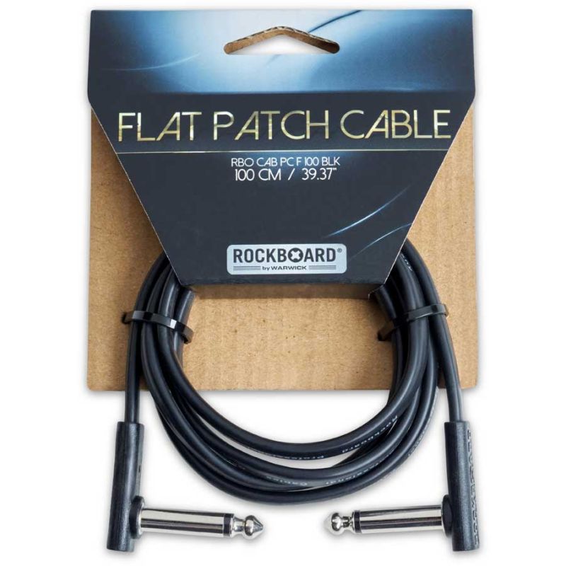 Flat Patch Cable Black 100 CM