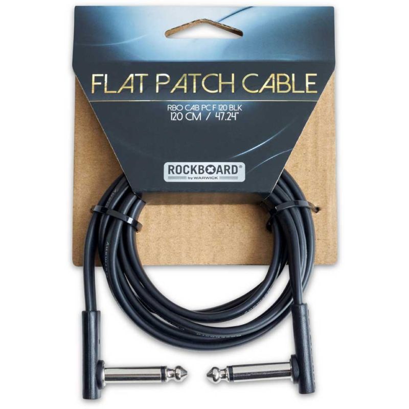 Flat Patch Cable Black 120 CM