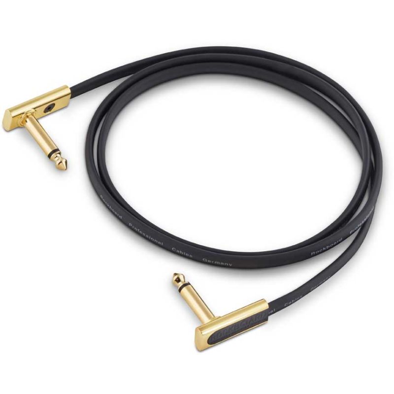 rockboard_flat-patch-cable-gold-100-cm-imagen-1