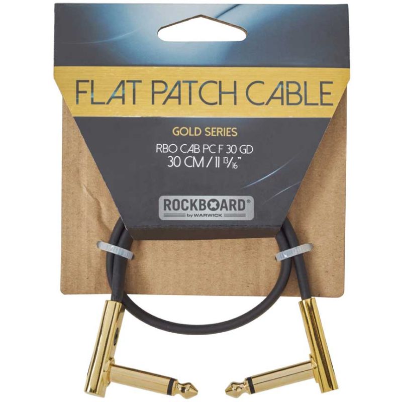 Flat Patch Cable Gold 30 CM