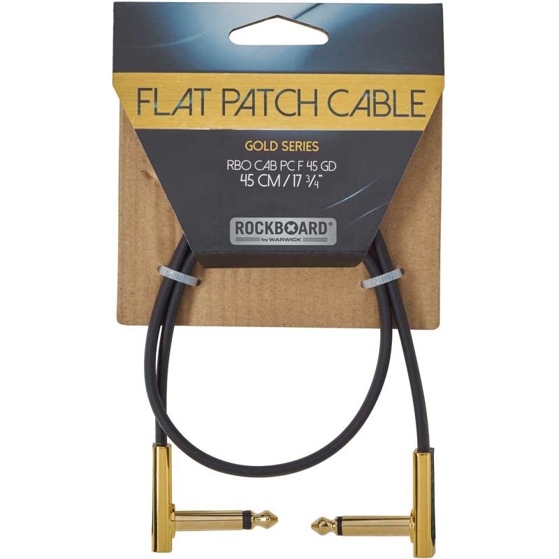 rockboard_flat-patch-cable-gold-45-cm-imagen-0
