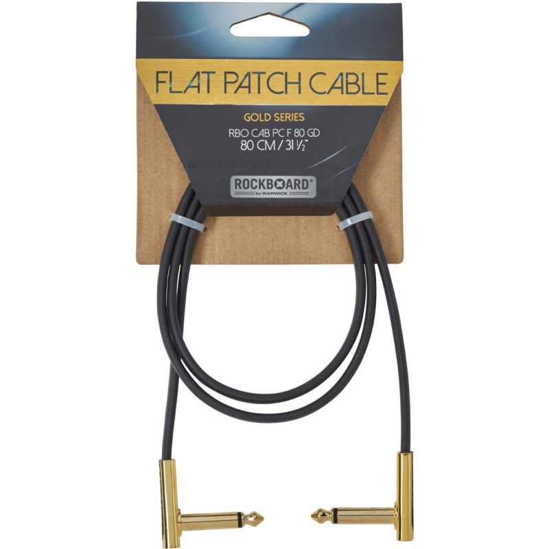 rockboard_flat-patch-cable-gold-80-cm-imagen-0
