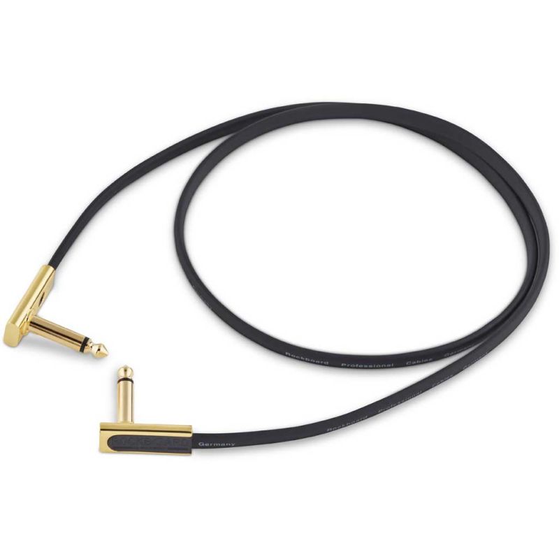 rockboard_flat-patch-cable-gold-80-cm-imagen-1