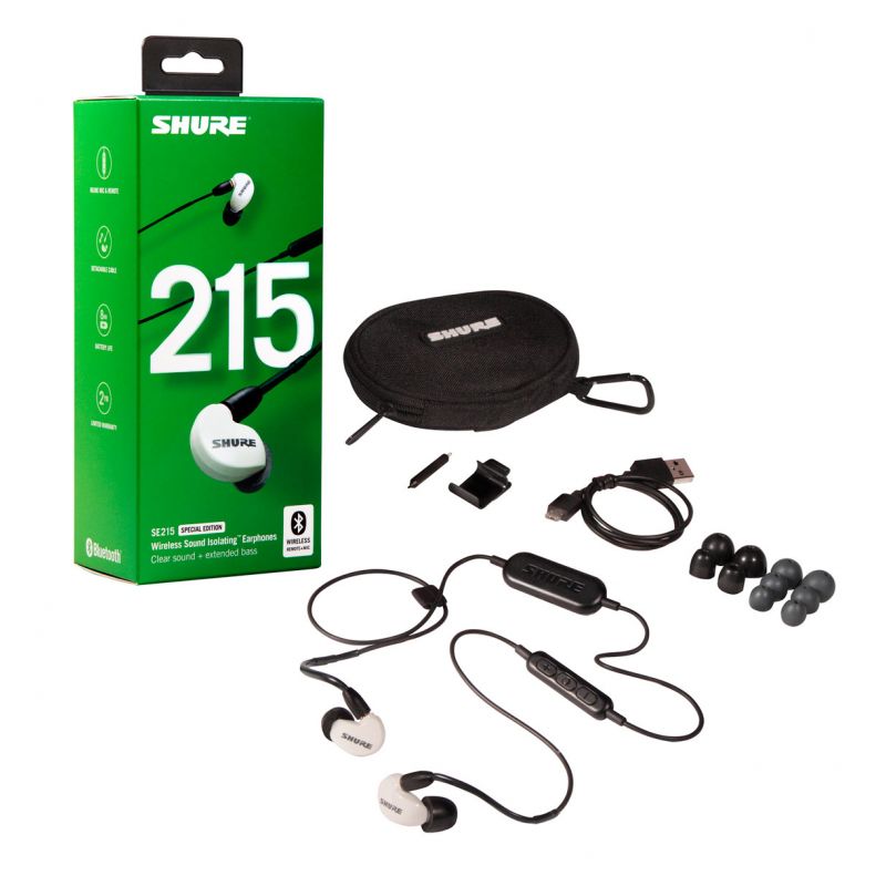 Shure SE215 W BT1 Auricular in-ear con Bluetooth shure_se215-w-bt1-imagen-2
