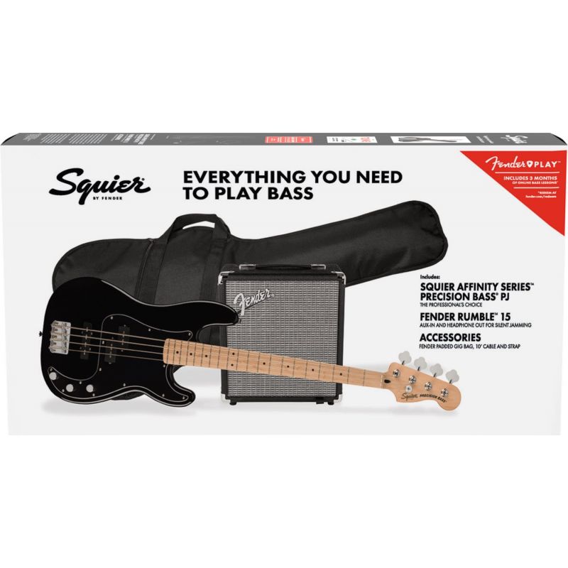 Affinity Series Precision Bass PJ Pack MN Black