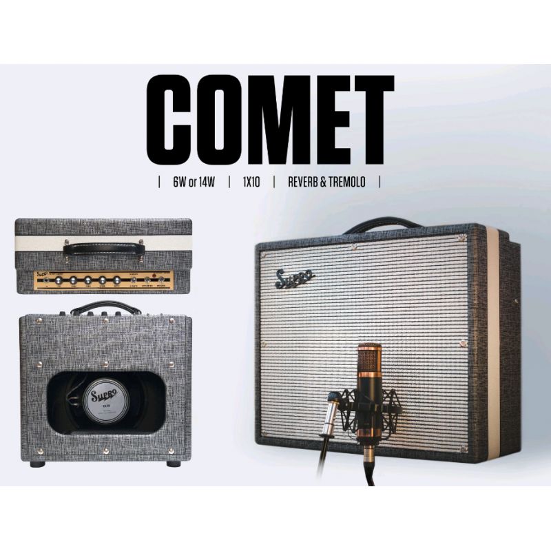 Supro 1610RT Comet Amplificador combo Supro a válvulas para guitarra supro_1610rt-comet-imagen-3