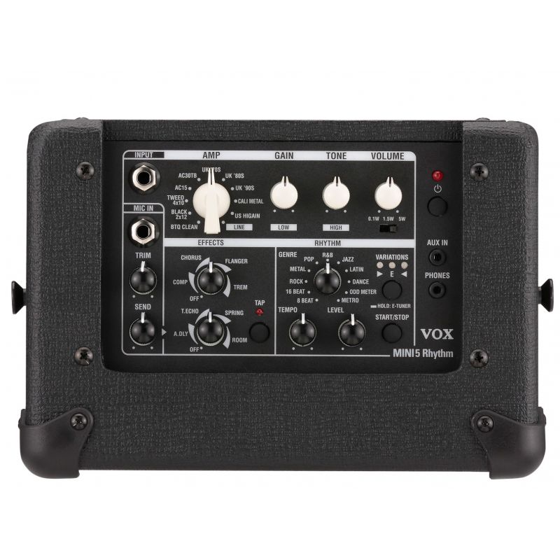 Vox MINI5 Rhythm Amplificador combo para guitarra eléctrica vox_mini5-rhythm-imagen-1
