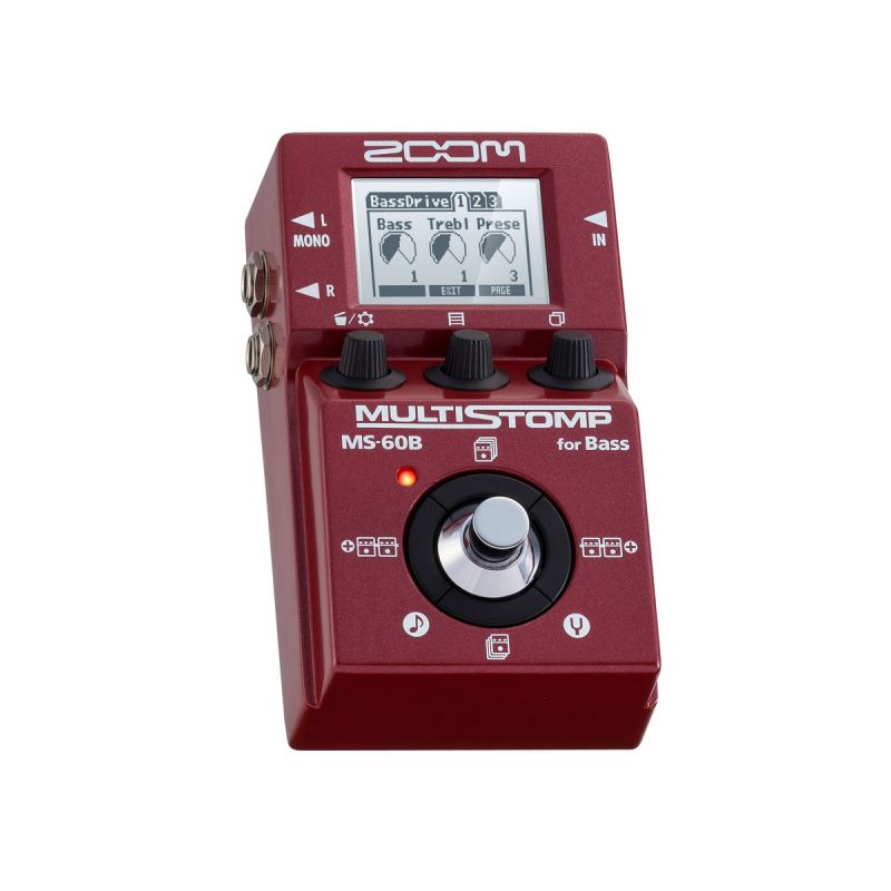 Zoom MS 60B Multiefectos para bajo tipo Stompbox zoom_ms-60b-imagen-1